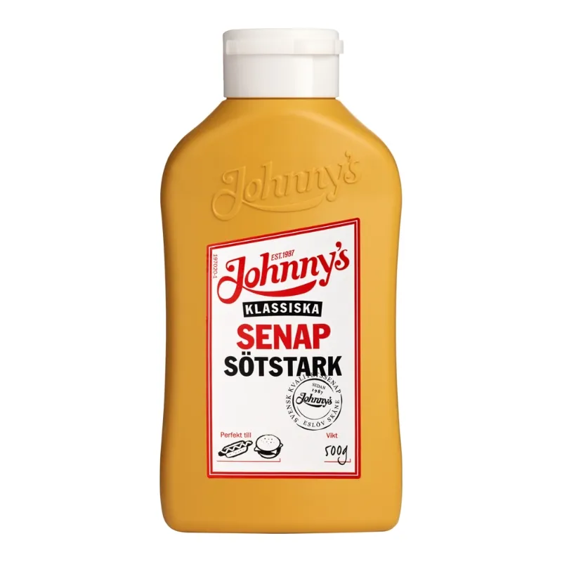 Johnnys Sötstark Senap 500g