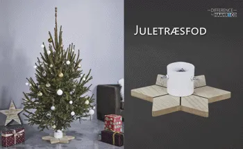 Jultreefot Stjärnformad