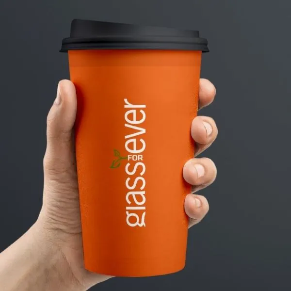 Kaffemugg Att-ta-med 30 Cl. Orange