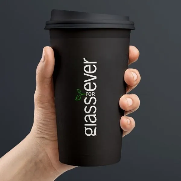 Kaffemugg To-go 30 Cl. Svart