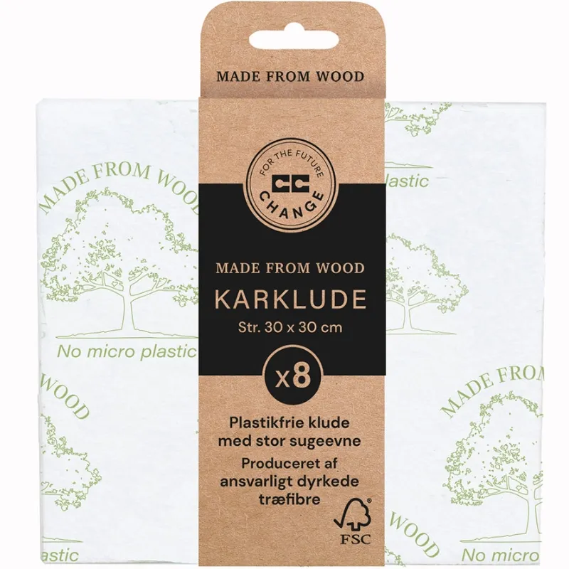 Karklud, Plastfri | 8 Stk. | Cc Hansen