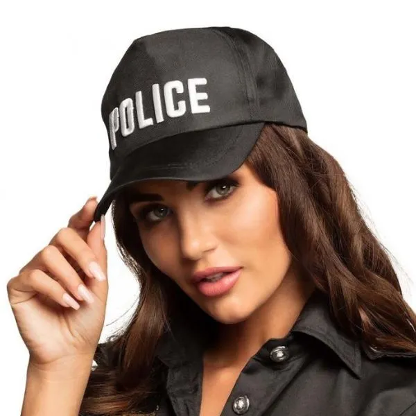 Keps "Polis" Svart