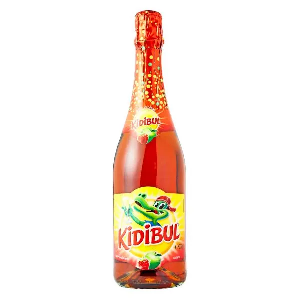 Kidibul Barnbubblor Äpple & Jordgubb Alkoholfri Fl 75