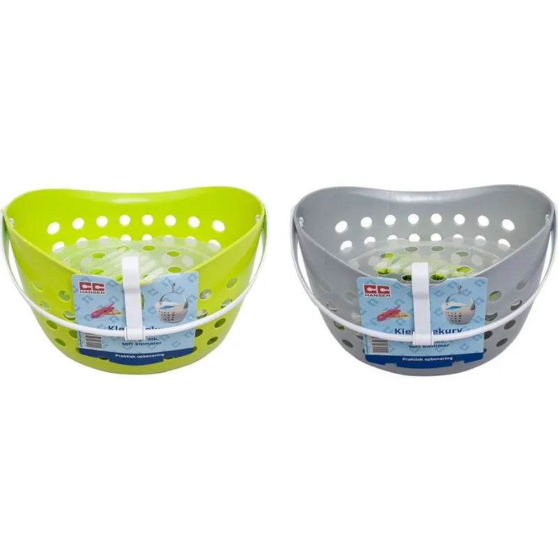 Klemmekurv Med 24 Stk. Plastklemmer | Cc Hansen