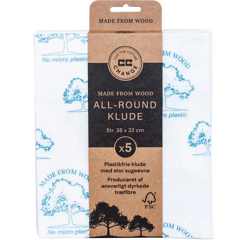 Klud, Plastfri | 5 Stk. | Cc Hansen