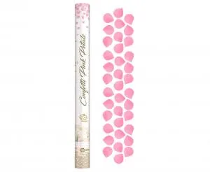 Konfettirör - Rosenblad Rosa Textil / 60 Cm