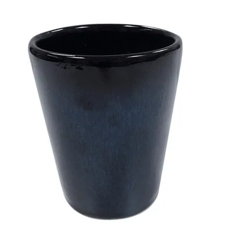 Kopp Utan Handtag 10cm ø - Blått Stengods