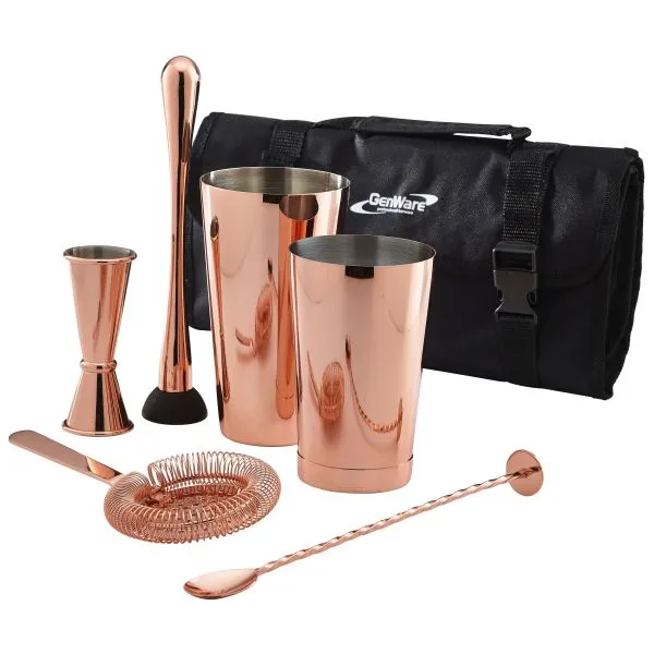 Koppar Cocktail Bar Kit 7 Delar