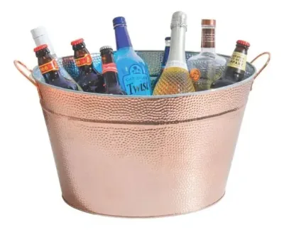 Barcraft Koppar Hamrad Champagnespand