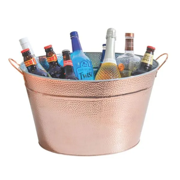 Koppar Hamrad Champagnespand Barcraft