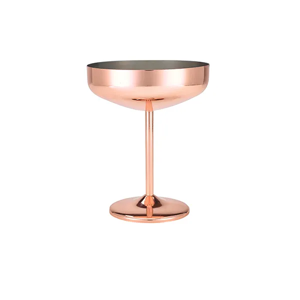 Kopparbelagd Cocktail Coupe Glas 30cl - Genware