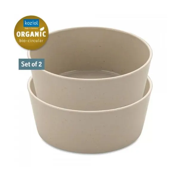 Koziol Connect Bowl 890ml (2 Stk.) - Dessert Sand