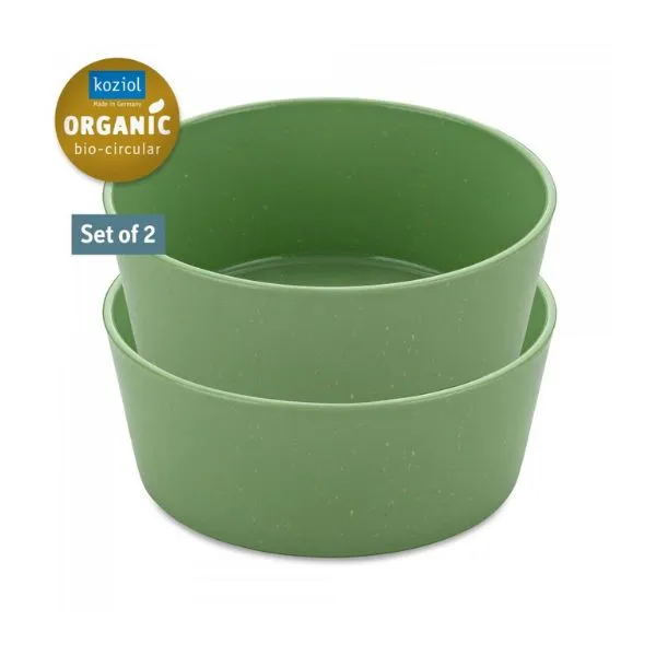 Koziol Connect Bowl 890ml (2 Stk.) - Leaf Green