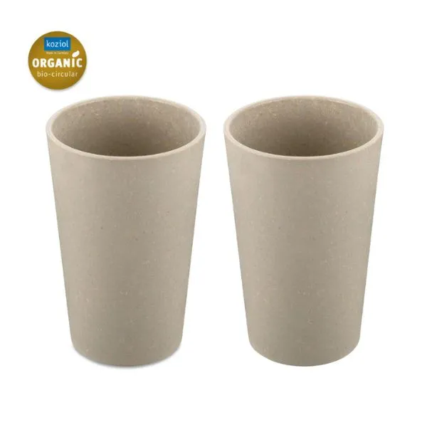 Koziol Connect Cup L 350ml (2 Stk.) - Dessert Sand