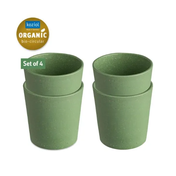 Koziol Connect Cup S 190ml (4 Stk.) - Leaf Green