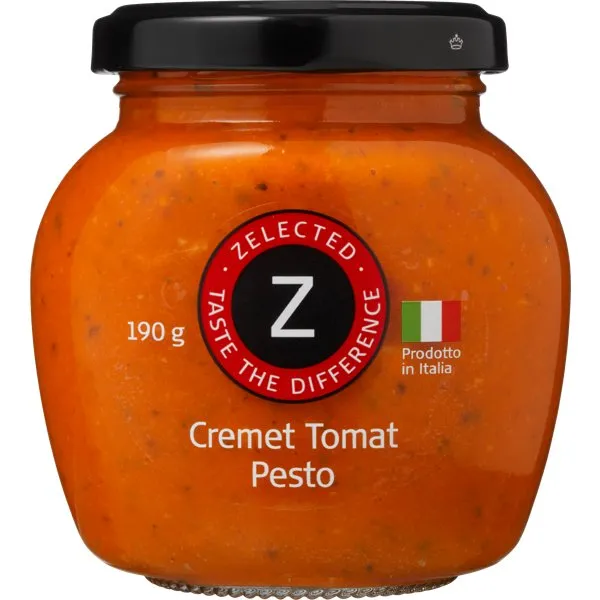 Krämig Tomat Pesto 190g Zelected