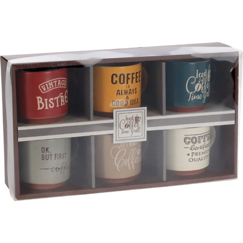 Krus Stentøj Sæt Med 6 Stk.