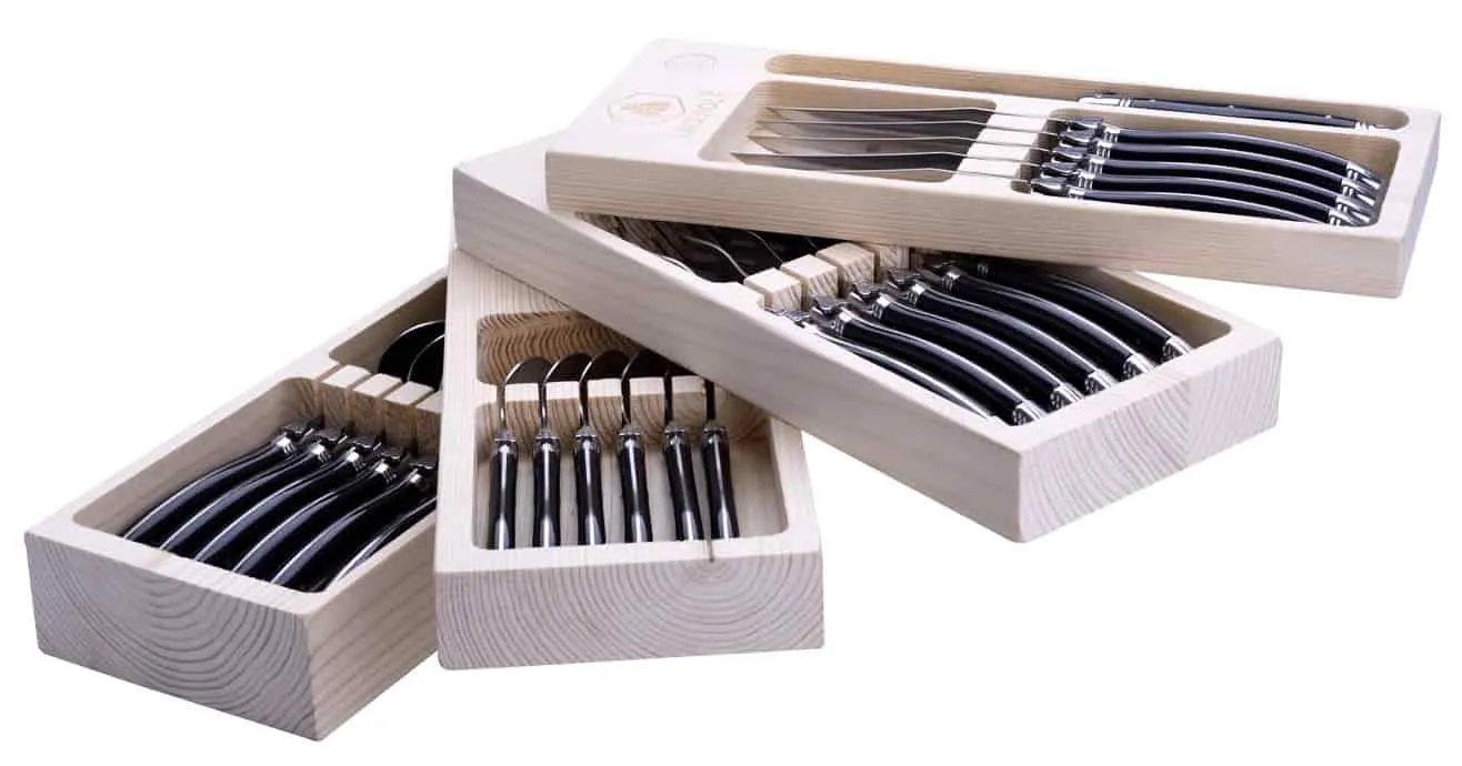 Laguiole 24 St. Bestickset i 4 Lager