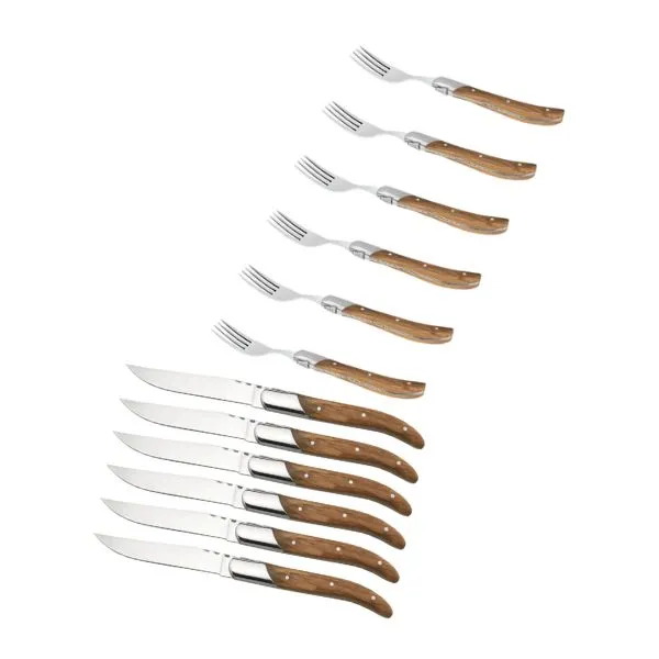 Laguiole By Hâws Besticksats Svart i Presentförpackning