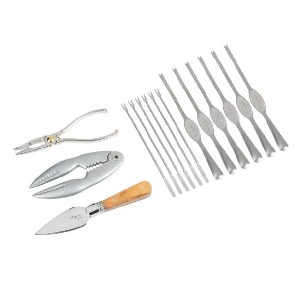 Laguiole By Hâws Skaldyrssæt 15 Dele i Gaveæske
