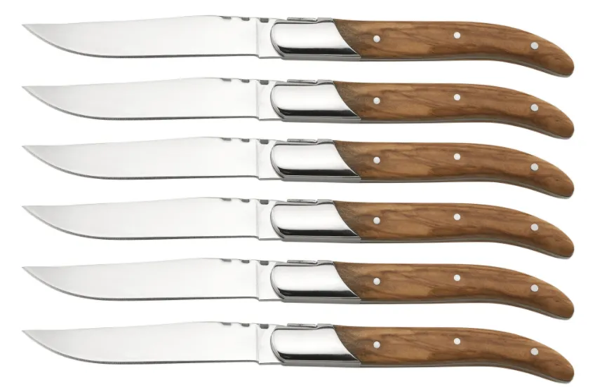 Laguiole By Haws Steakknivar i Presentask - 6 Stycken