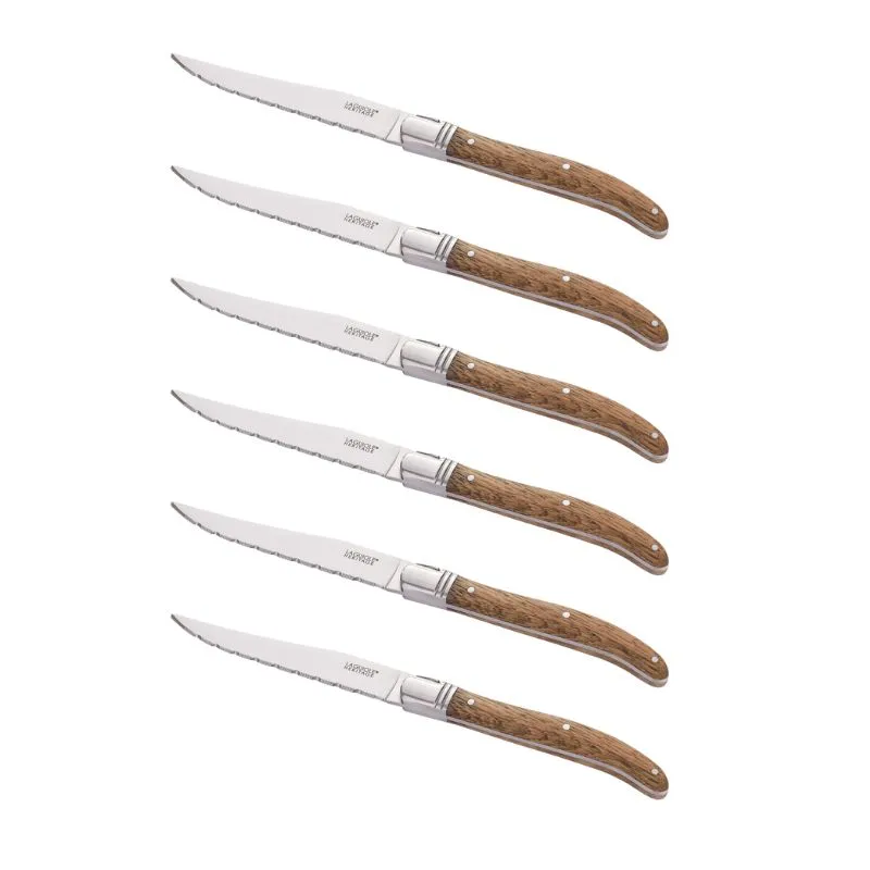 Laguiole Heritage Kniv Vit Ek 6 St. - Presentask