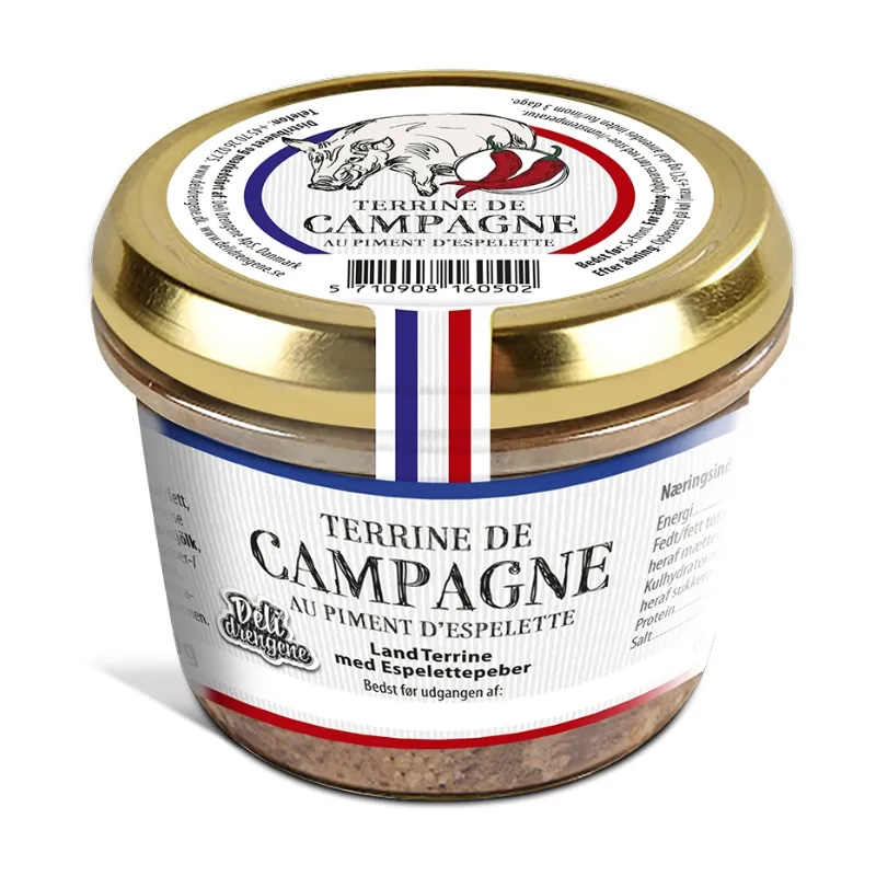Land Terrin Med Espelette Peppar Dd 180g