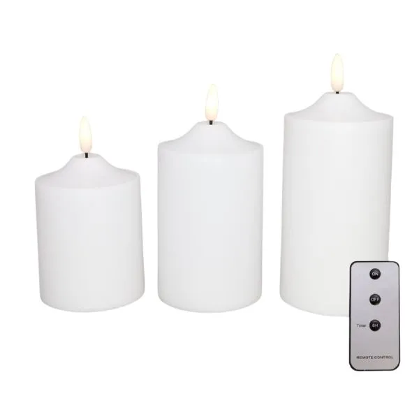 Led Ljus i Plast För Utomhusbruk 3-pack