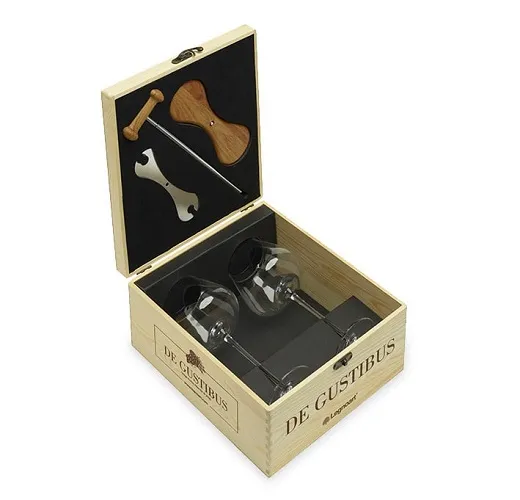 Legnoart Degustibus Vinsmakningssats Med Två Glas