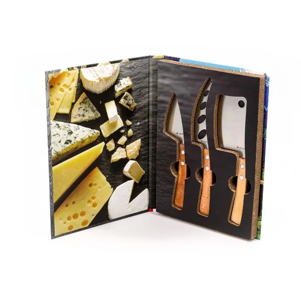 Legnoart Lattevivo Ostesæt m. 3 Dele Ljust Trä