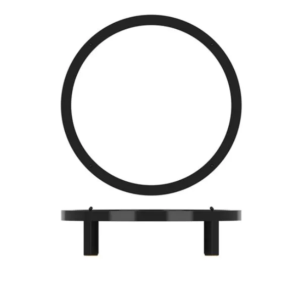 Luxor Metal Rund Sockel 28,5 x 7 Cm Genware