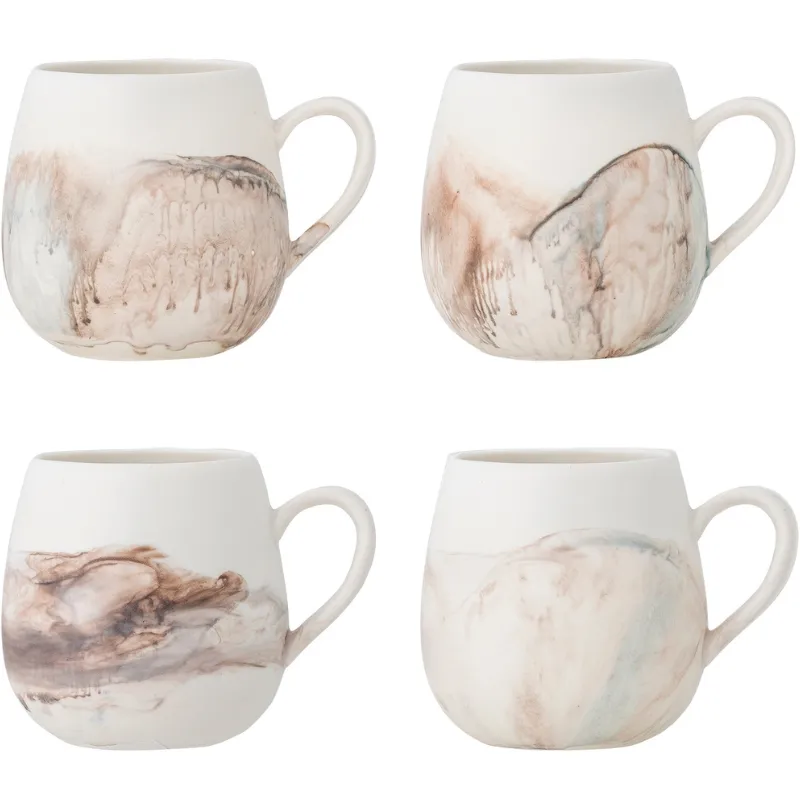 Lyre Kop, Brun, Stengods 4 St.