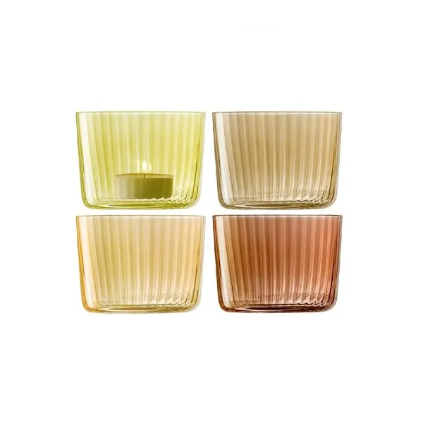 Lyshållare Gems Rav Set 4 Lsa 6,10x8x8cm