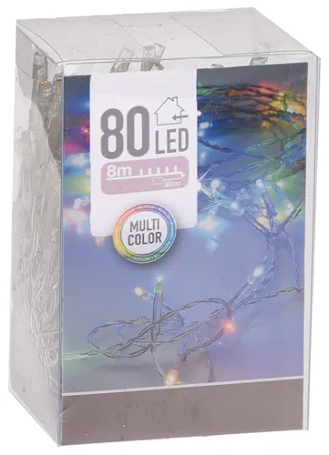 Lyskedja M/80 Färgat Ljus Led