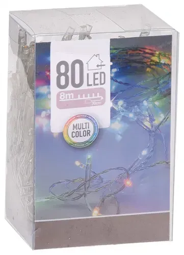 Lyskedja M/80 Färgat Ljus Led