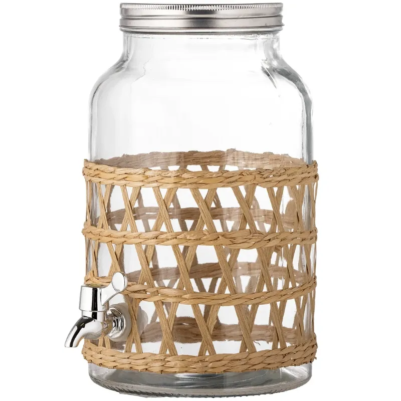 Manna Dispenser Med Tappkran, Klar, Glas