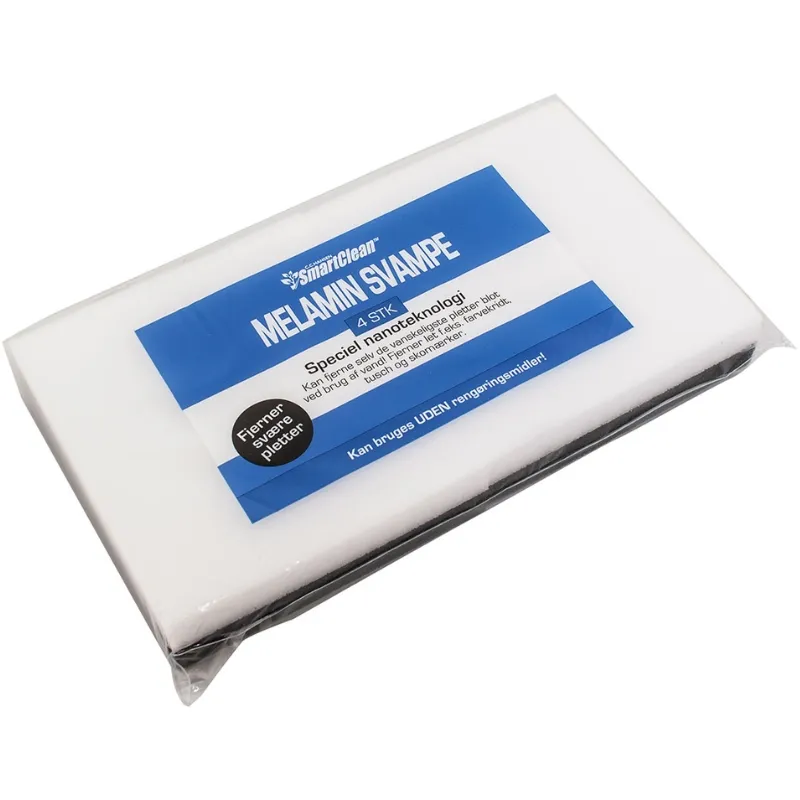 Melaminsvampe | 4 Stk./Pk. | Hvid/sort | Cc Hansen
