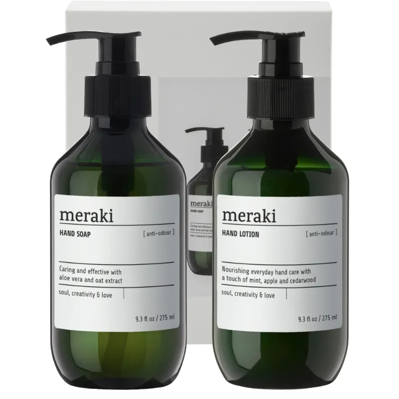 Meraki Anti-lukt Handvård Presentförpackning 2 x 275 Ml