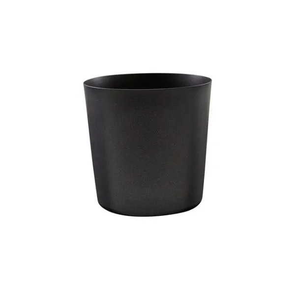 Metallic Sort Serveringskop Från Genware 8,5 x 8,5 Cm