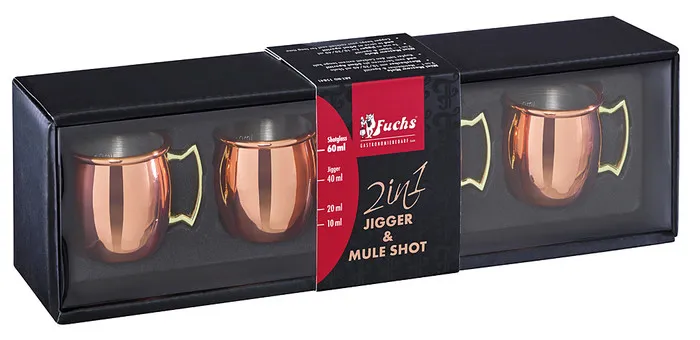 Mini Moscow Mule Shot Set - 6 Cl 4 Stk