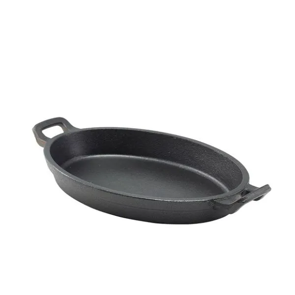 Mini Oval Gjutjärnsfat 24 x 17.3 x 3.4cm