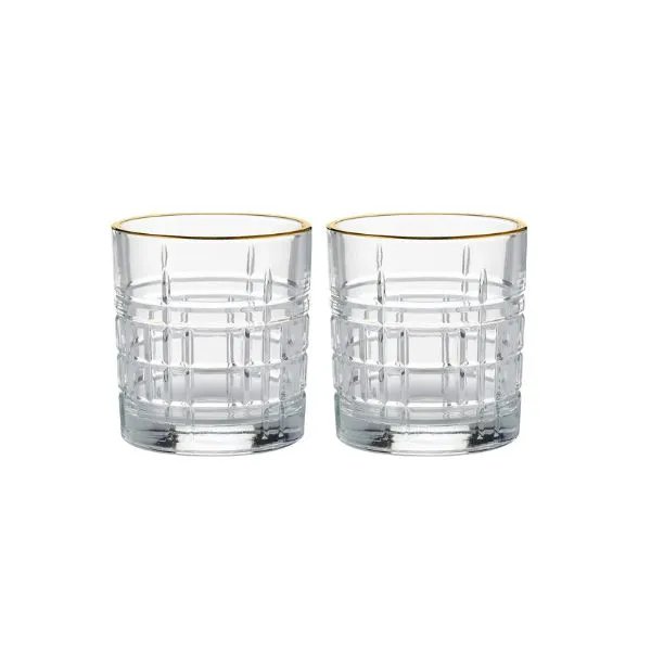 Mixer Glas Sæt/2 Regency Gold Ravenhead® 32 Cl - Ø8x 9cm