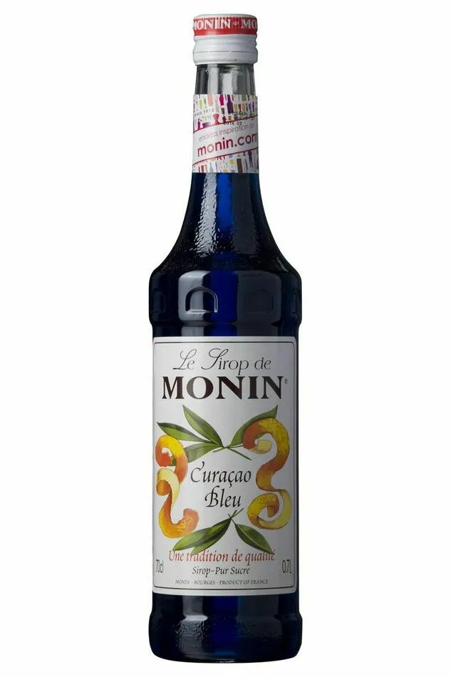 Monin Sirap Curacao Blue / Curacao Blå Fl 70
