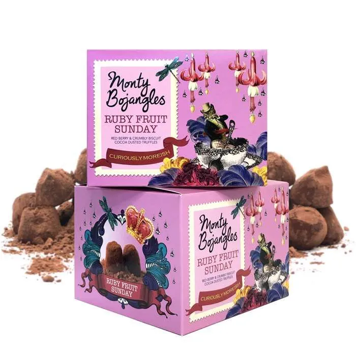 Monty Bojangles Chokladetruffel - Choklad / Röda Bär 150 G