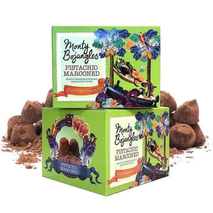 Monty Bojangles Chokladetruffel - Pistasch 150 G