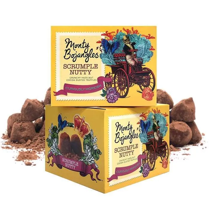 Monty Bojangles Chokladetruffel - Rostade Hasselnötter 150 G