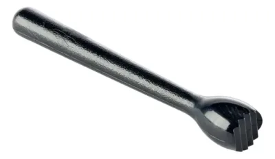 Muddler Svart Plast Med Räfflor 23cm