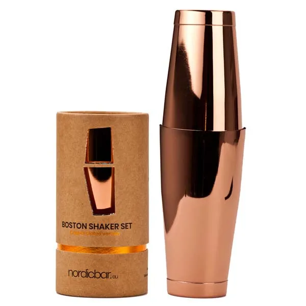 Nordicbar Boston Shaker Tin/Tin 75 cl Koppar