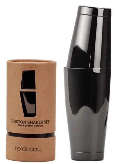 Nordicbar Boston Shaker 75 cl Svart