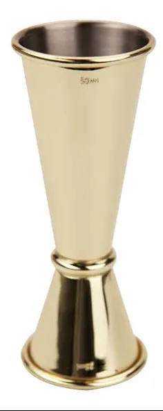 Nordicbar Jigger V-Form 25/50 ml Guld